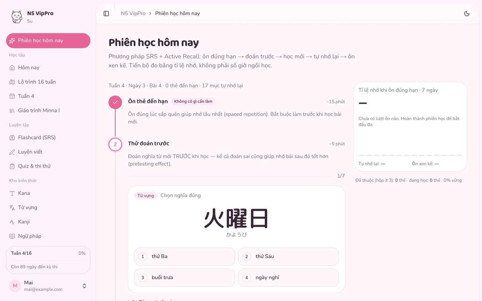 Phiên học hôm nay với bước Thử đoán trước